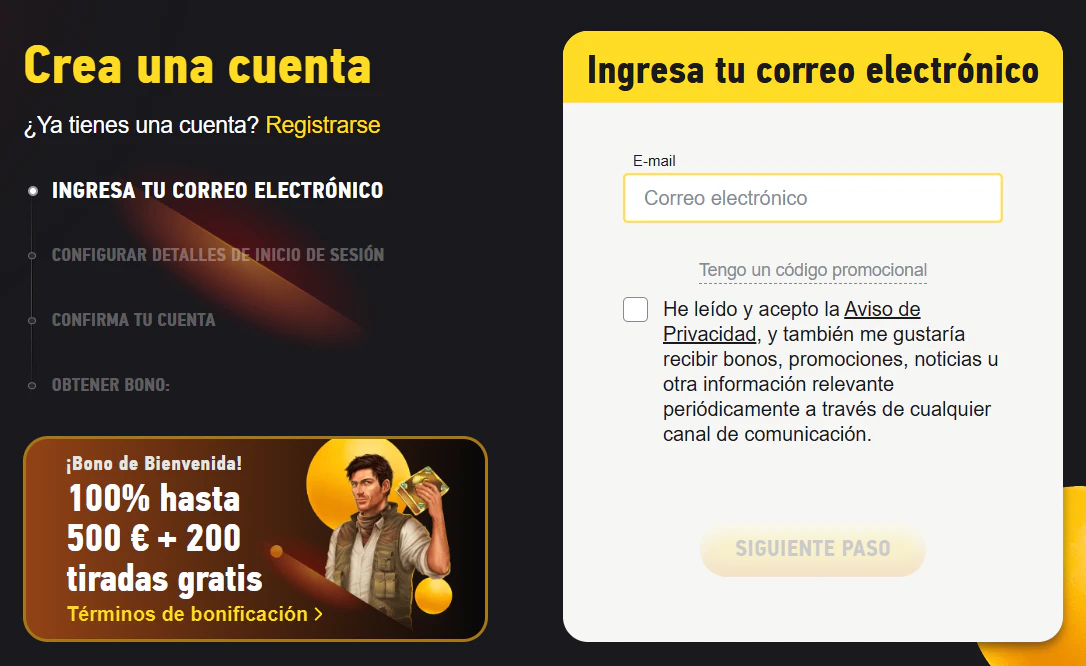 Fezbet Casino registro e inicio de sesión
